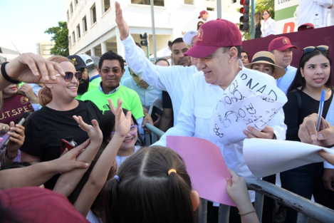 Hermosillo, Sonora; 1 de mayo de 2024.-Preside Gobernador Desfile por el Día del Trabajo