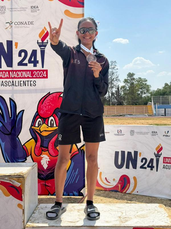 Aguascalientes, Aguascalientes; 3 de junio de 2024.- Alcanza UES el top10 en el medallero de la Universiada Nacional 2024