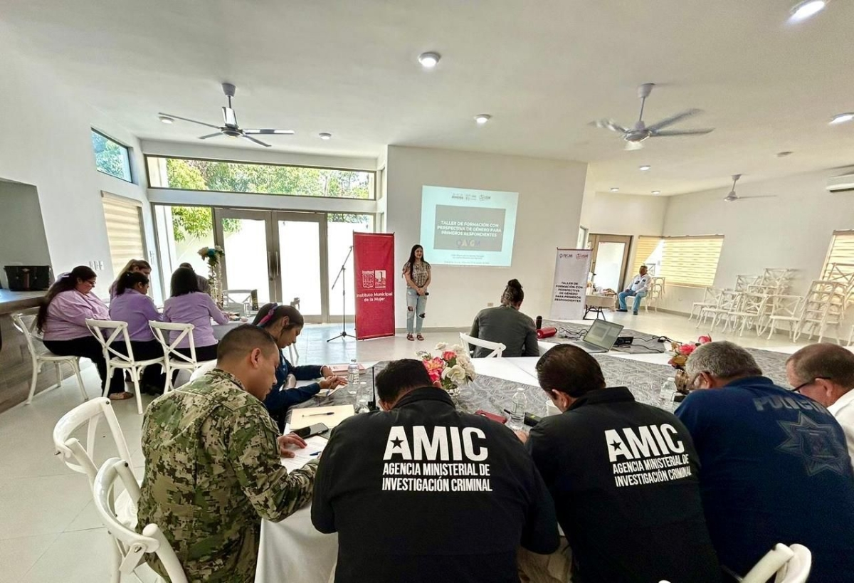  Hermosillo, Sonora; 9 de agosto de 2024.-Continúa ISM con Jornadas de Formación con Perspectiva de Género a corporaciones policiacas