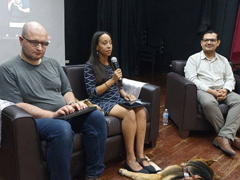 HERMOSILLO SON 03 OCTUBRE 2023.- Inspira Haben Girma a estudiantes sonorenses en temas de accesibilidad