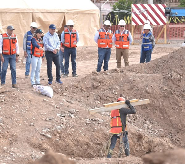 Hermosillo, Sonora; 05 de abril de 2025.-Gobierno de Hermosillo supervisa avance histórico del paso a desnivel Colosio–Solidaridad