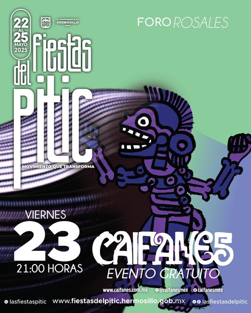 Hermosillo, Sonora; 24 de abril de 2025.-🎸 Caifanes regresa a Hermosillo en las Fiestas del Pitic 2025