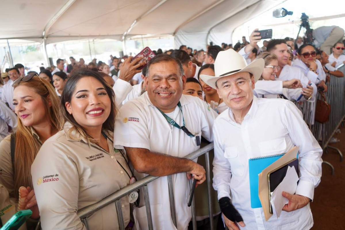 Etchojoa, Sonora; 10 de agosto de 2025.-Gobernador Durazo transforma la salud en el sur de Sonora con inicio de construcción de Hospital Universitario