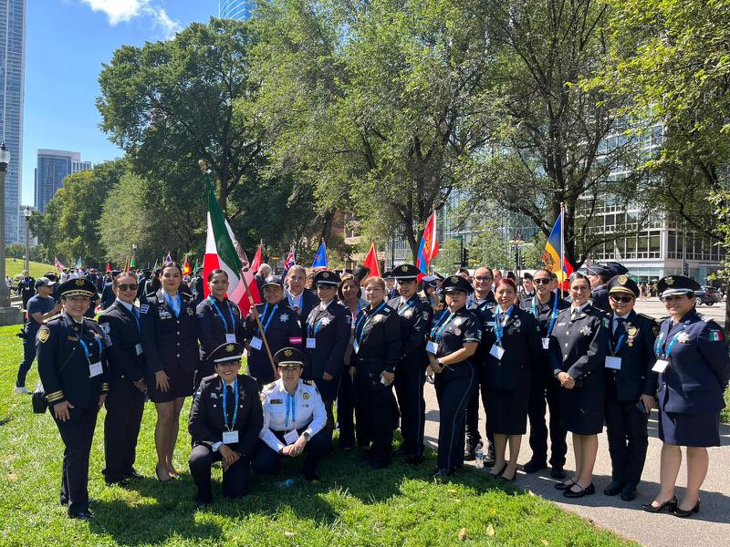  Hermosillo, Sonora; 04 de septiembre del 2024.-Participa Policía Estatal en Congreso Internacional de Mujeres Policías en Chicago