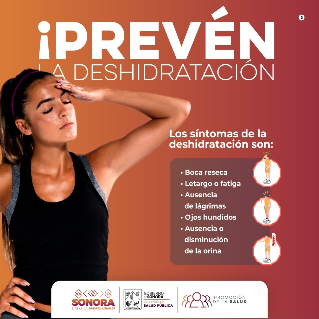 Hermosillo, Sonora; 11 de septiembre de 2024.- Exhorta Salud Sonora a no bajar la guardia y evitar la exposición al sol