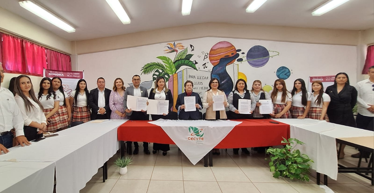 Cajeme, Sonora; 21 de marzo de 2026.-Impulsa Gobierno de Sonora formaci&oacute;n de profesionistas con habilidades y experiencia para enfrentar los retos del mercado laboral: Cecyte