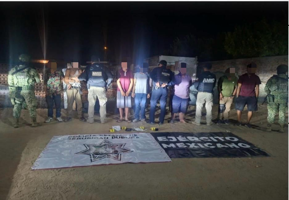 Hermosillo, Sonora; 23 de marzo de 2026.-Asesta Durazo golpe al crimen: 172 detenidos y decomiso millonario de droga en Sonora