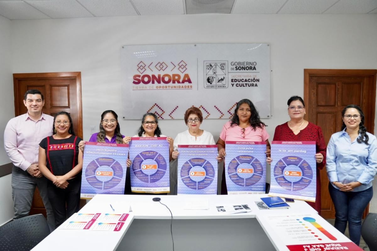 Hermosillo, Sonora; 4 de noviembre de 2024.-Fortalece SEC campaña contra violencia de género en comunidades indígenas