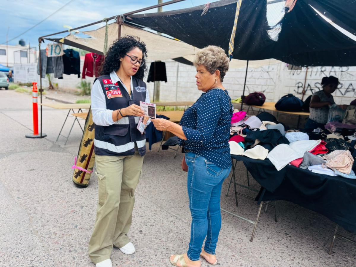  Empalme, Sonora; 20 de noviembre de 2025.&ndash; Difunde Secretar&iacute;a de Seguridad P&uacute;blica programas y servicios para prevenir delitos en Guaymas y Empalme