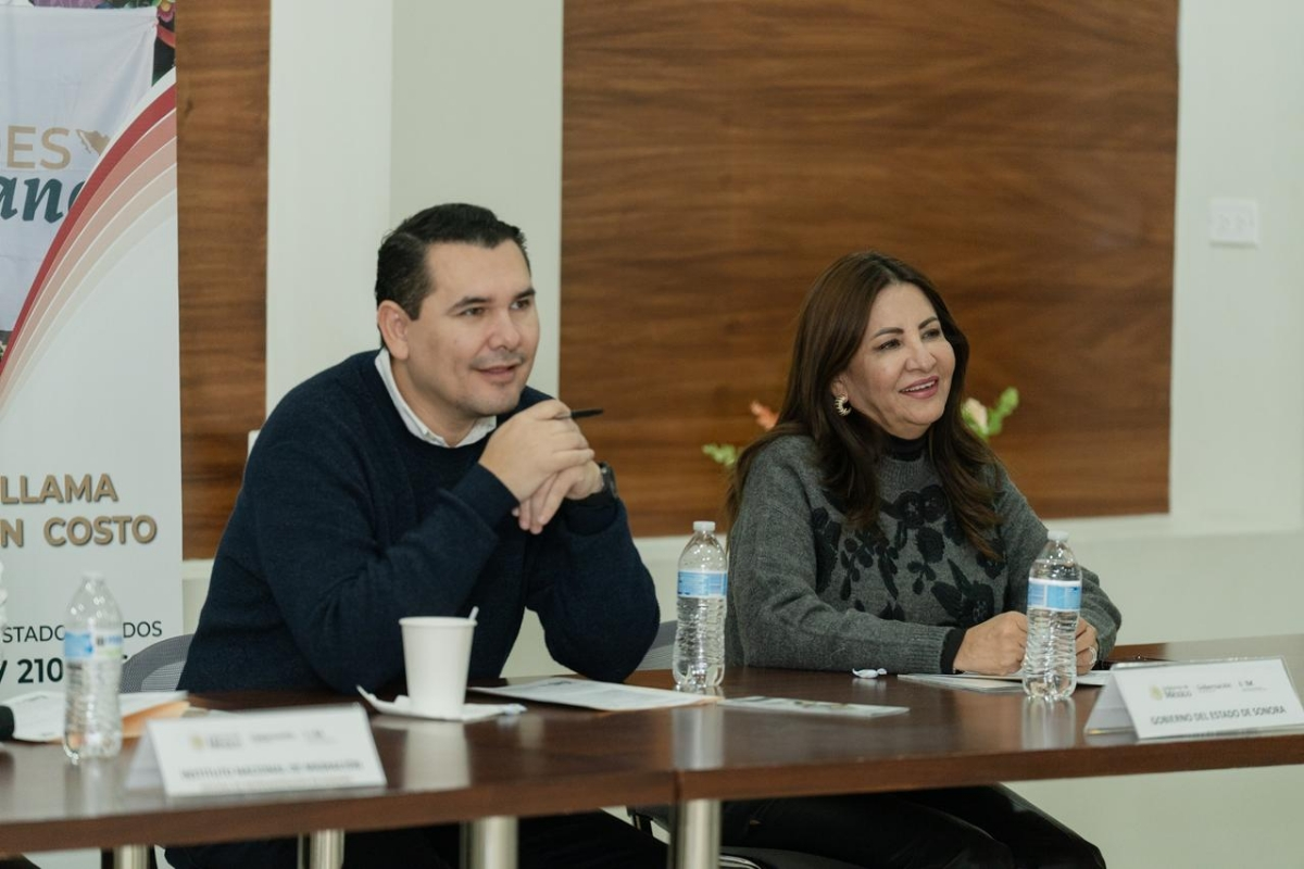 Nogales, Sonora; 28 de noviembre de 2025.- Inicia en Sonora el Operativo Especial de Invierno 2025 del Programa Héroes Paisanos