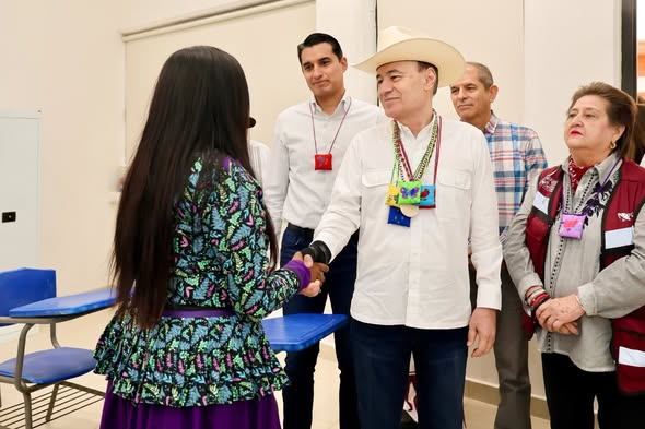 SONORA; 21 DE DICIEMBRE DEL 2025.-El Gobierno de Sonora inaugura el Telebachillerato Comunitario del pueblo Comca&rsquo;ac, fortaleciendo la educaci&oacute;n y el Plan de Justicia para el Pueblo Seri
