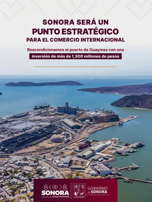  SONORA; 13 DE DICIEMBRE DEL 2025.-El Gobierno de Sonora impulsa a Guaymas como el puerto log&iacute;stico del noroeste