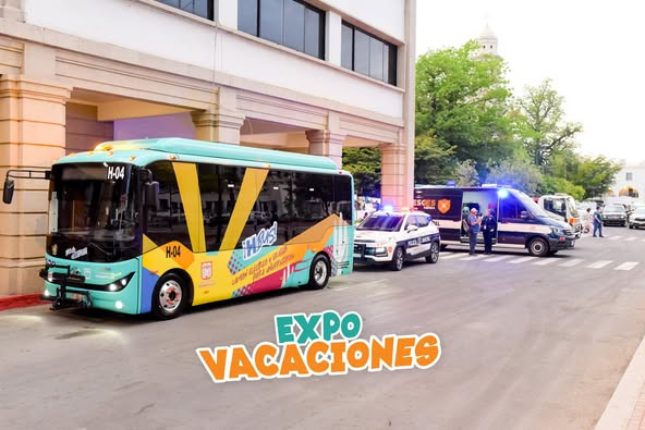 Hermosillo, Sonora; 02 de junio de 2025.-El Gobierno de Hermosillo impulsa ExpoVacaciones 2025 en Plaza Zaragoza para promover el turismo local