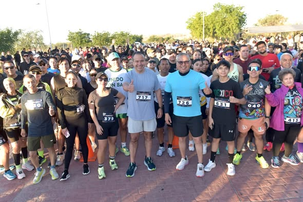 HERMOSILLO, SONORA; 05 DE ENERO DEL 2026.-Gobierno de Hermosillo Celebra Carrera del Polic&iacute;a 2026