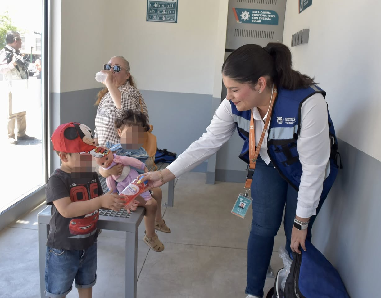 Hermosillo, Sonora; 10 de junio del 2025.-El Gobierno de Hermosillo pone en servicio paradas de camión refrigeradas para mayor comodidad y seguridad  