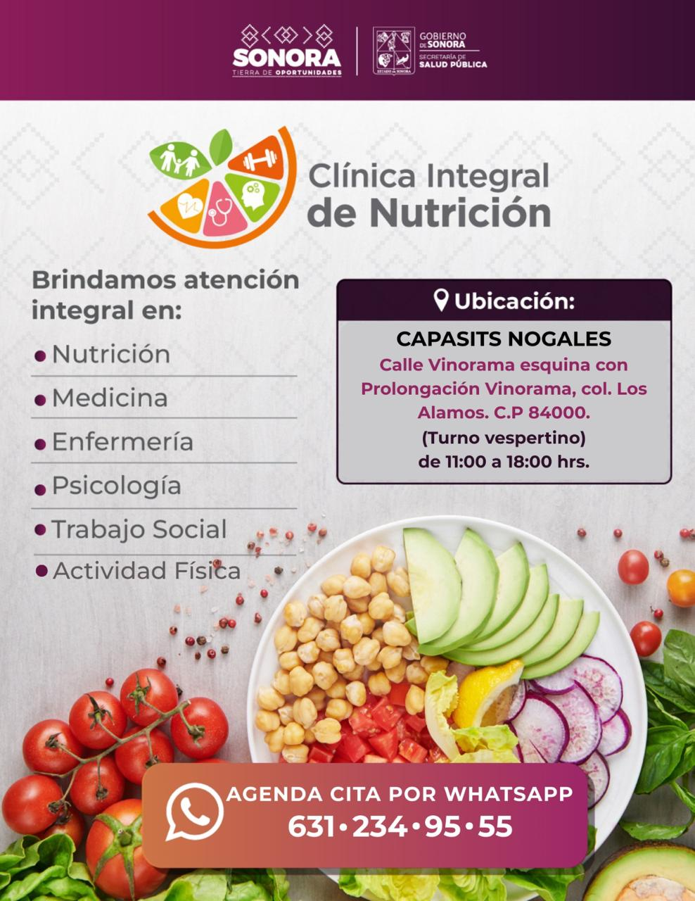 Hermosillo, Sonora; 4 de marzo de 2026.-Impulsa Secretar&iacute;a de Salud prevenci&oacute;n de la obesidad con Cl&iacute;nicas Integrales de Nutrici&oacute;n