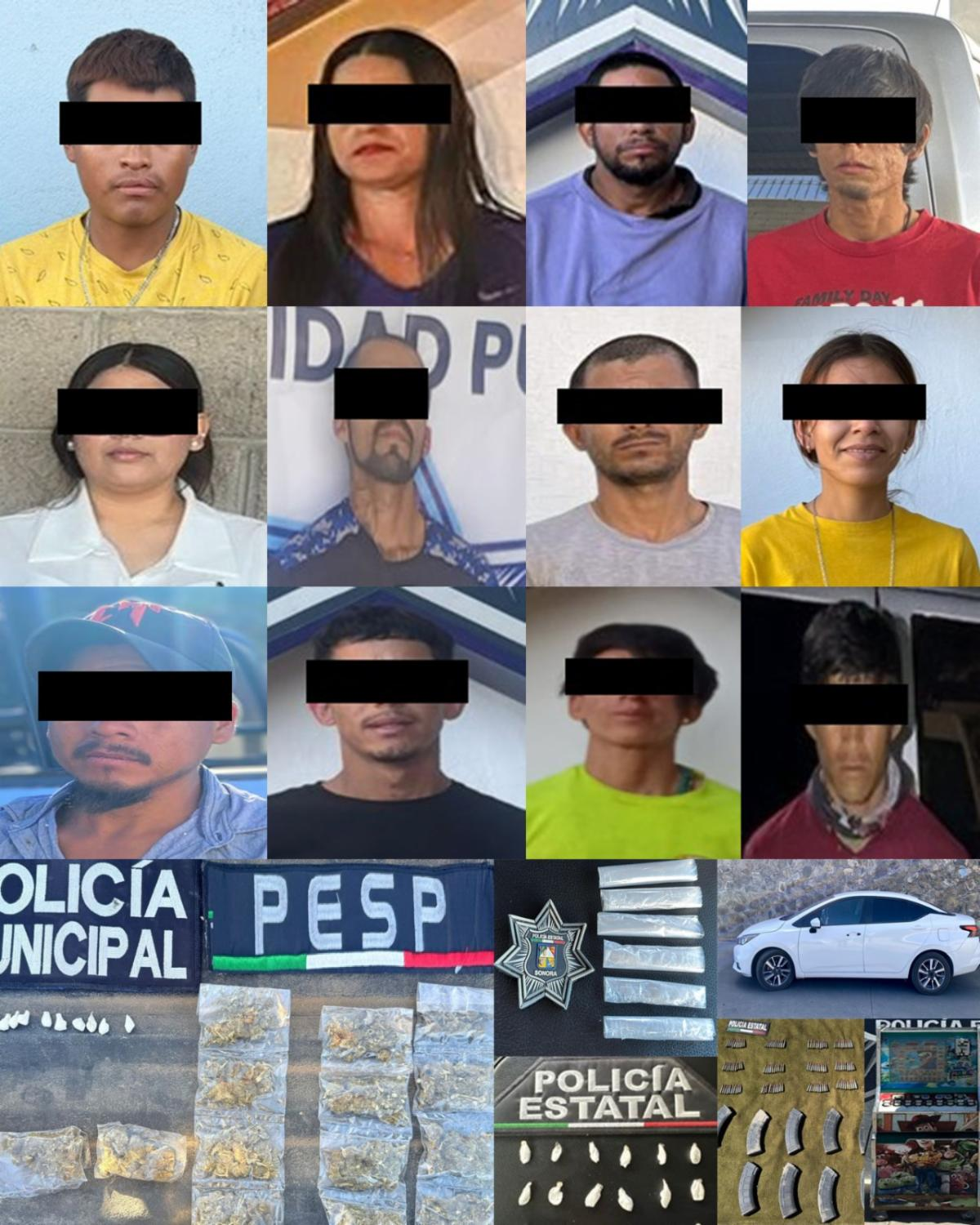 Hermosillo, Sonora; 6 de marzo de 2026.- Fuerza operativa de la Polic&iacute;a Estatal incauta m&aacute;s de 400 envoltorios de narc&oacute;tico