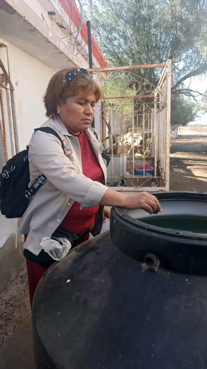 Hermosillo, Sonora; 7 de marzo de 2026.- Ante posibles lluvias en Sonora, llama Salud a eliminar criaderos de mosquitos