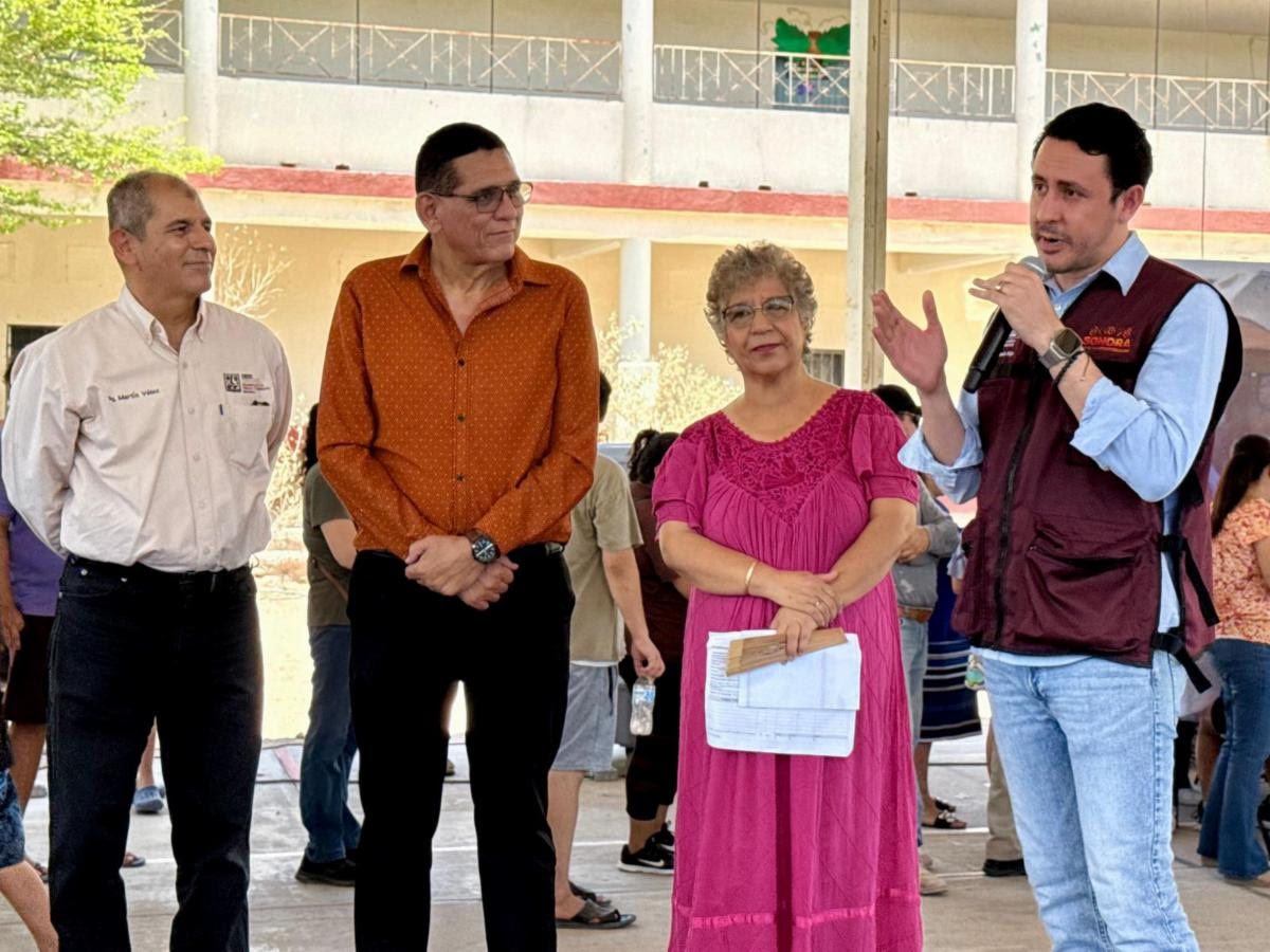 Sonora; 06 de julio del 2025.-El Gobierno de Sonora, gracias al compromiso del gobernador Alfonso Durazo, llevó apoyos y trámites gratuitos a más de dos mil familias en Empalme con la feria Sonora Atiende