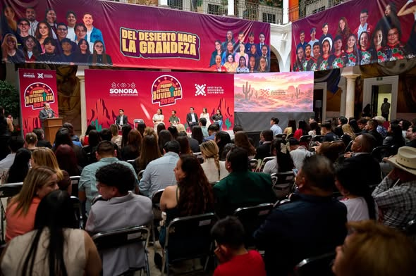 SONORA; 25 DE FEBRERO EL 2026.-Gobierno del Estado de Sonora reconoce a ganadores del Premio Estatal de la Juventud 2025