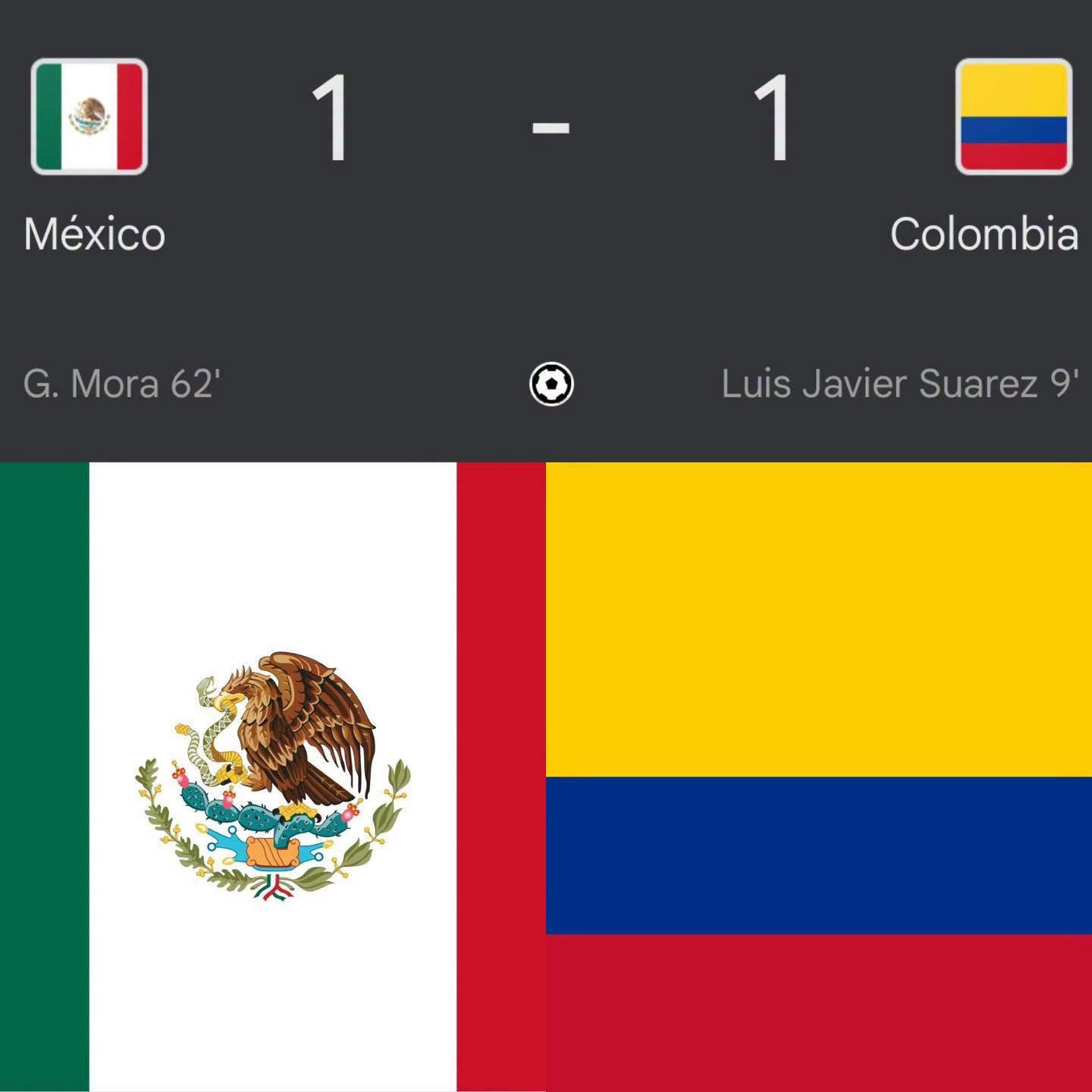 Sonora 26 Septiembre 2026.-🇲🇽⚽ &iexcl;RAFA M&Aacute;RQUEZ DEBUTA CON EMPATE ANTE COLOMBIA!