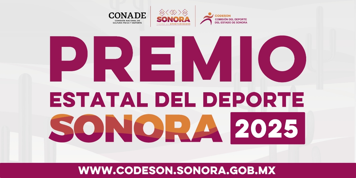 Hermosillo, Sonora, 22 de octubre del 2025.- Serán 23 candidatos los que participan en elección del Premio Estatal del Deporte 2025