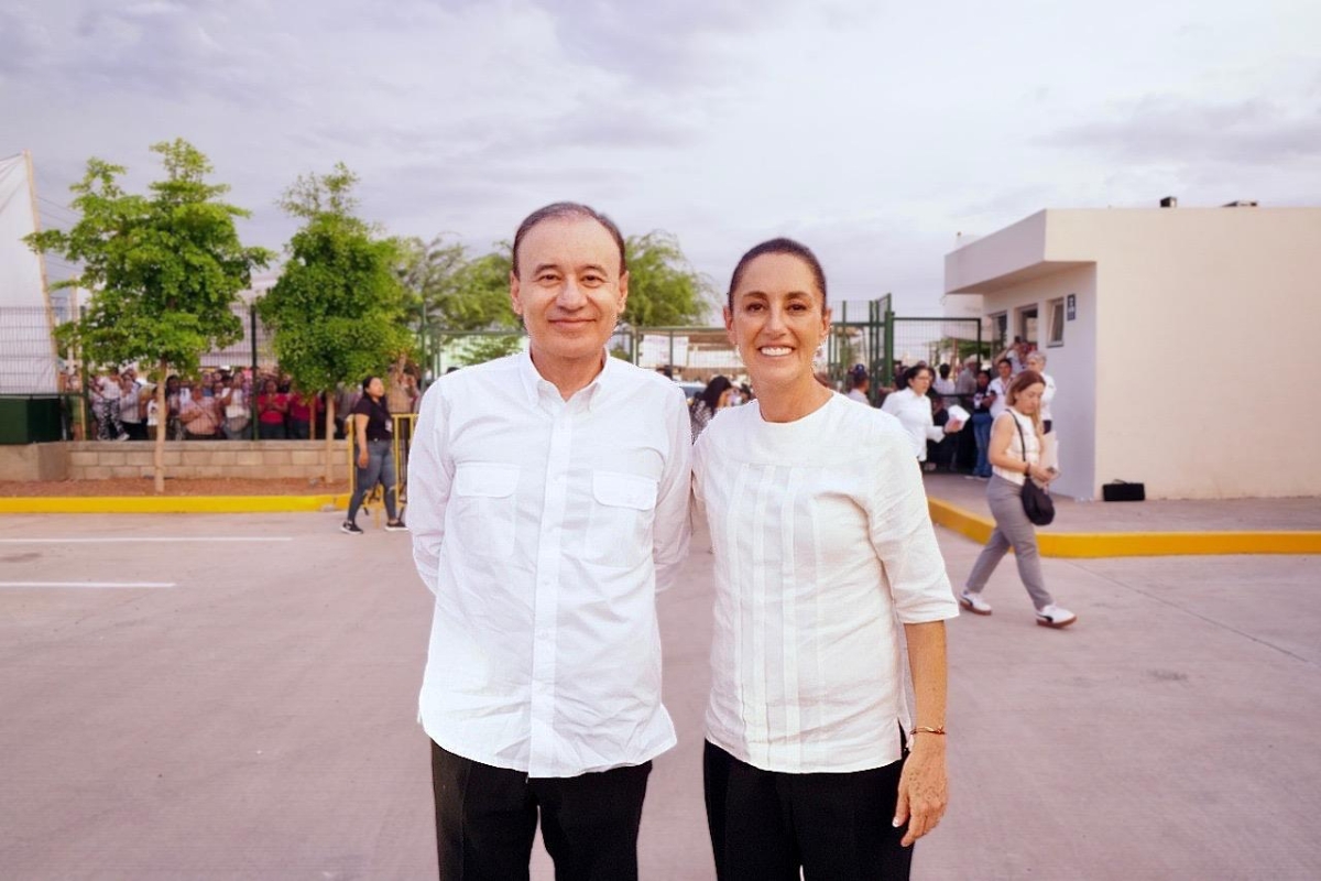  Hermosillo, Sonora; 29 de octubre de 2025.- Gobernador Durazo y Presidenta Sheinbaum acercan planteles de Bachillerato a comunidades alejadas en Sonora