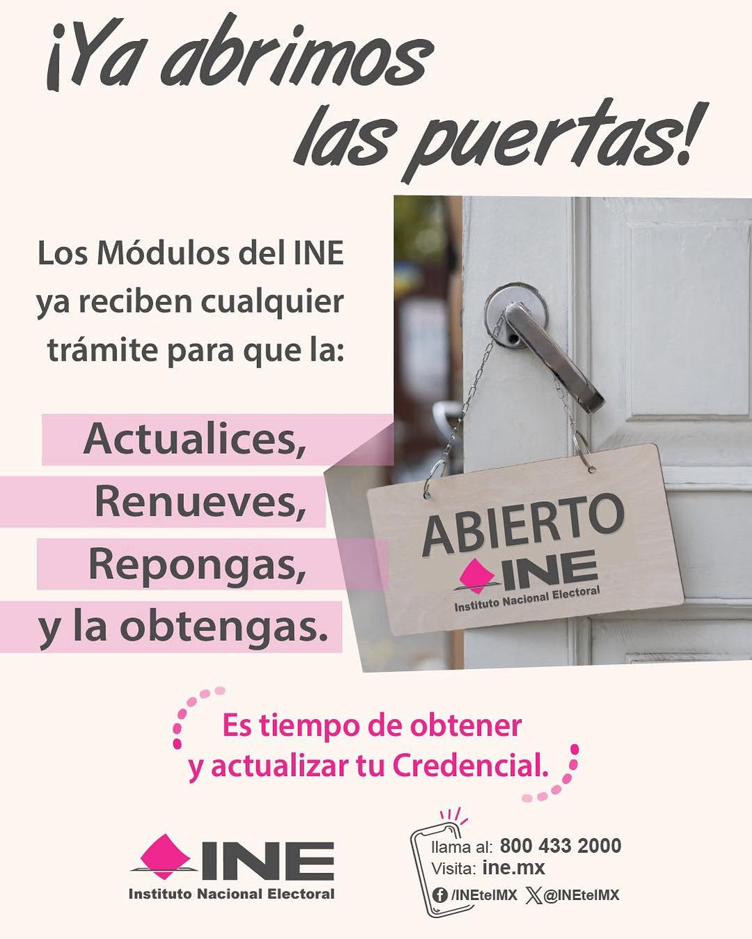 Hermosillo, Sonora; 23 de junio del 2025.-El Gobierno de Hermosillo informa sobre módulo móvil del INE en Palacio Municipal