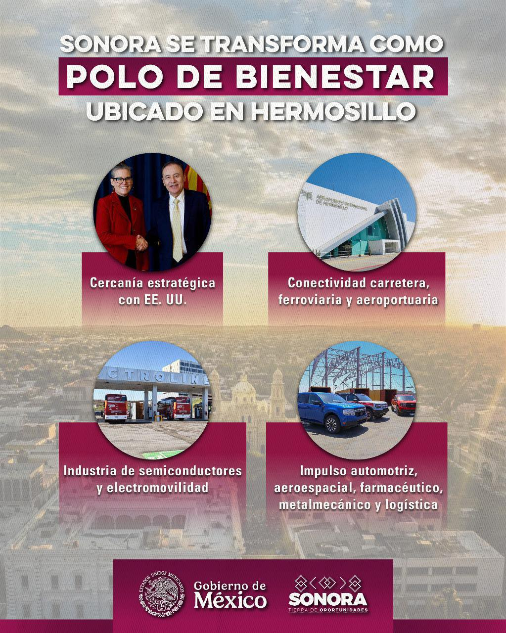 Sonora; 26 de junio del 2025.-El Gobierno de Sonora impulsa el Polo de Desarrollo Económico para el Bienestar en Hermosillo dentro del Plan México